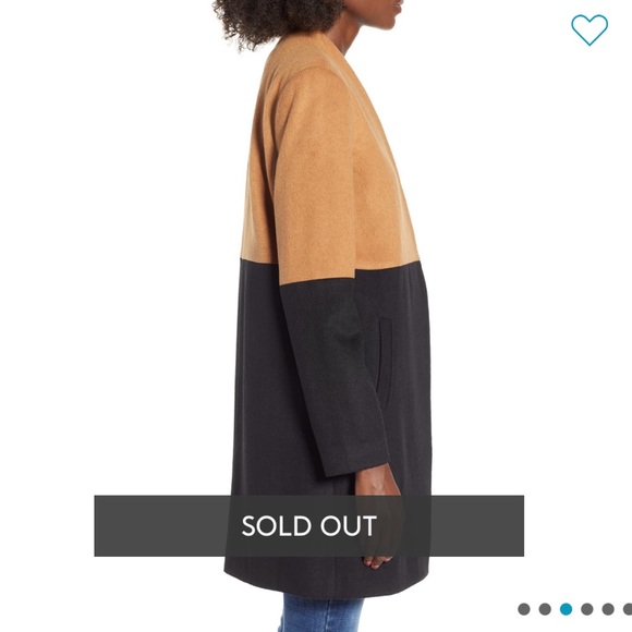 Mural Colorblock Coat - Picture 3 of 4